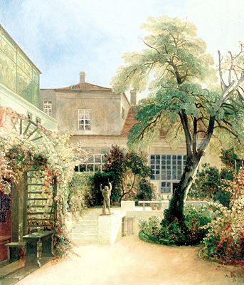 Schadow Haus 1838 Gartens.